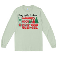 Matcha dear santa ive been Long Sleeve Tee - MaliasSmallBusiness