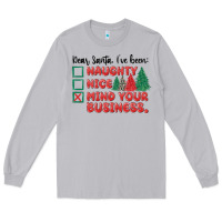 Moon Dust dear santa ive been Long Sleeve Tee - MaliasSmallBusiness