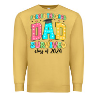 Antique Gold forget the grad mom survived class of 2024 Premium Sweatshirt - JahusDesignShop