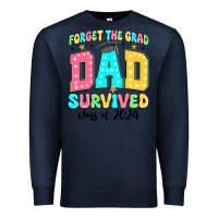 Navy forget the grad mom survived class of 2024 Premium Sweatshirt - JahusDesignShop