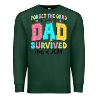 Sports Green forget the grad mom survived class of 2024 Premium Sweatshirt - JahusDesignShop