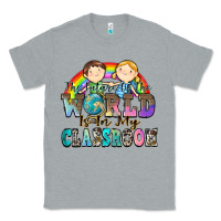 Heather Grey the future of the world is in my classroom Classic Tee - Zillion Design Studio