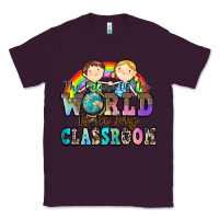 Plum the future of the world is in my classroom Classic Tee - Zillion Design Studio