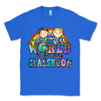 True Royal the future of the world is in my classroom Classic Tee - Zillion Design Studio