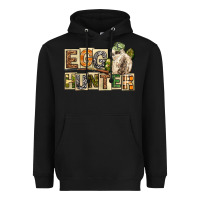 Black Egg Hunter Easter Day Heavyweight Hoodie - Neo Western