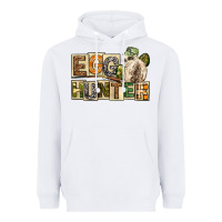 White Egg Hunter Easter Day Heavyweight Hoodie - Neo Western