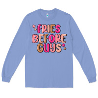 Colony Blue fries before guys Long Sleeve Tee - MaliasSmallBusiness