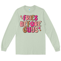 Matcha fries before guys Long Sleeve Tee - MaliasSmallBusiness
