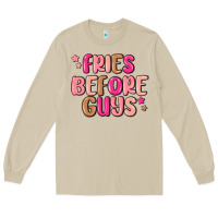 Mushroom fries before guys Long Sleeve Tee - MaliasSmallBusiness