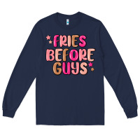 Navy fries before guys Long Sleeve Tee - MaliasSmallBusiness