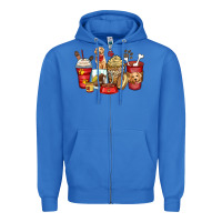 True Royal golden retriever coffee cups Zipper Hoodie - Zillion Design Studio