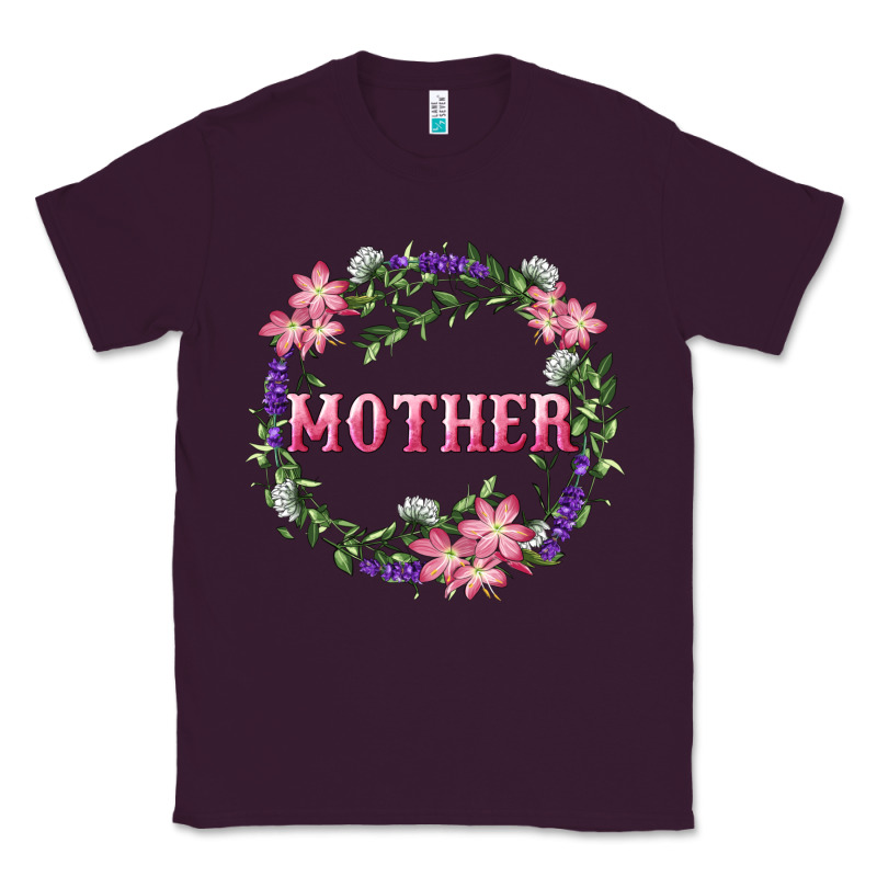 Mother With Floral Wreath Classic Tee by RanaPortraitStore | Teevron