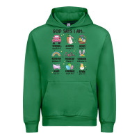 Emerald christian easter Urban Hoodie - MaliasSmallBusiness