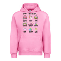 Fuchsia Pink christian easter Urban Hoodie - MaliasSmallBusiness