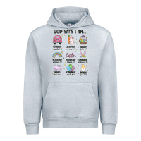 Heather Grey christian easter Urban Hoodie - MaliasSmallBusiness