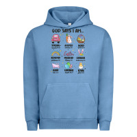 Pigment Pebble Blue christian easter Urban Hoodie - MaliasSmallBusiness