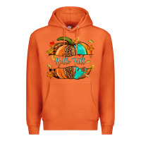 Carrot pumpkin hello fall Premium Hoodie - NancyCooperArtShop