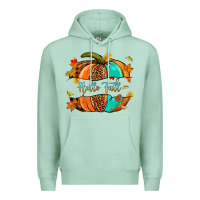 Seafoam pumpkin hello fall Premium Hoodie - NancyCooperArtShop