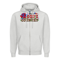 Dove Grey this is god s country Zipper Hoodie - texasbilliewilder