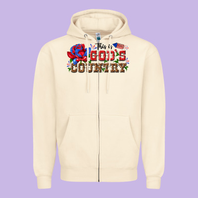 Zipper Hoodie this is god s country