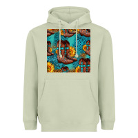 Matcha western boots seamless pattern Heavyweight Hoodie - HRA Design Shop