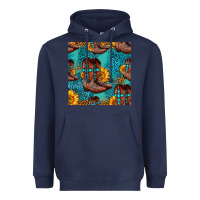 Navy western boots seamless pattern Heavyweight Hoodie - HRA Design Shop