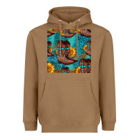 Toasted Coconut western boots seamless pattern Heavyweight Hoodie - HRA Design Shop