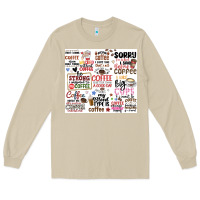 Mushroom funny coffee quotes Long Sleeve Tee - MaliasSmallBusiness