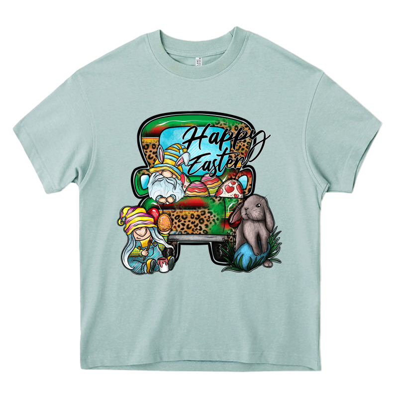 Happy Easter Heavy Core Tee by CowhideDigitalArt | Teevron