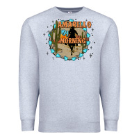 Heather Grey Amarillo by morning Premium Sweatshirt - JahusDesignShop