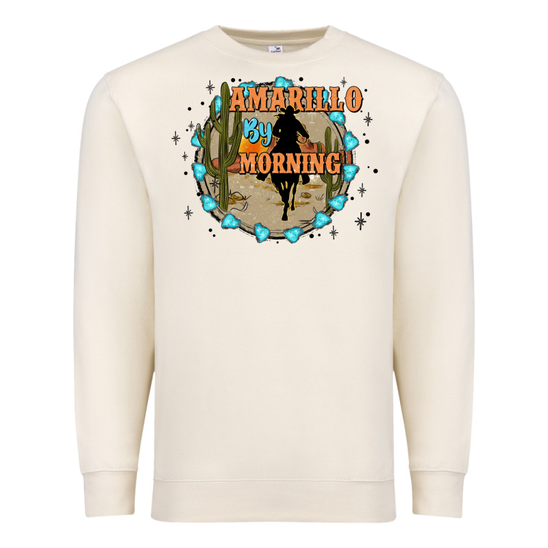 Amarillo By Morning Premium Sweatshirt by JahusDesignShop | Teevron