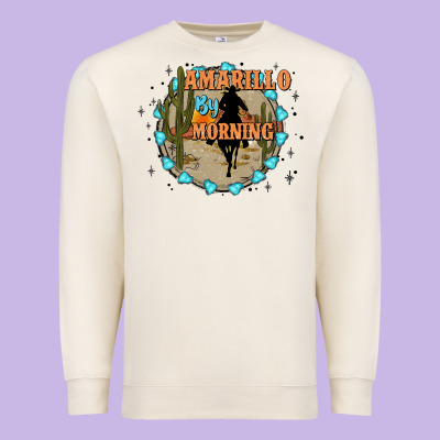 Amarillo By Morning Premium Sweatshirt Designed By Jahusdesignshop