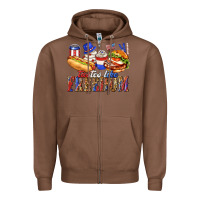 Chestnut tastes like freedom with leopard Zipper Hoodie - texasbilliewilder