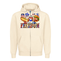 Sandshell tastes like freedom with leopard Zipper Hoodie - texasbilliewilder