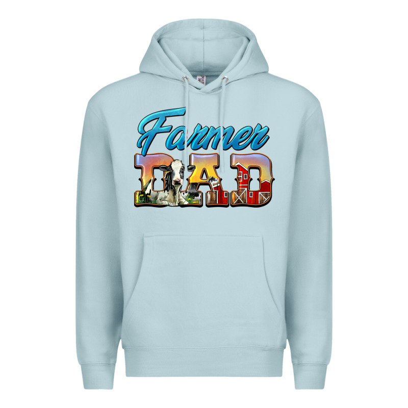 Western Farmer Dad Premium Hoodie by LillyAllenDesigns | Teevron