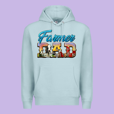 Western Farmer Dad Premium Hoodie Designed By Lillyallendesigns