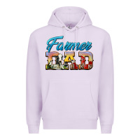 Lilac Western Farmer Dad Premium Hoodie - LillyAllenDesigns