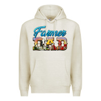 Oatmeal Heather Western Farmer Dad Premium Hoodie - LillyAllenDesigns