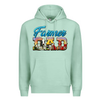 Seafoam Western Farmer Dad Premium Hoodie - LillyAllenDesigns