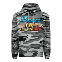Slate Camo Western Farmer Dad Premium Hoodie - LillyAllenDesigns