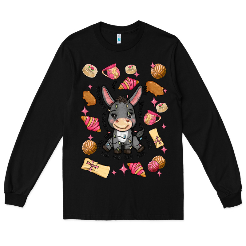 Mi Donkey Mexican Concha Long Sleeve Tee by MaliasSmallBusiness | Teevron