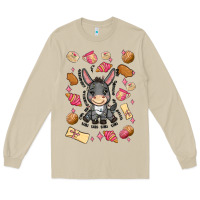 Mushroom mi donkey mexican concha Long Sleeve Tee - MaliasSmallBusiness