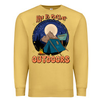 Antique Gold life is better outdoors Premium Sweatshirt - JahusDesignShop
