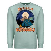 Seafoam life is better outdoors Premium Sweatshirt - JahusDesignShop