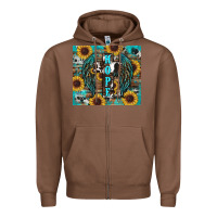 Chestnut western hope sunflower's Zipper Hoodie - RanaPortraitStore