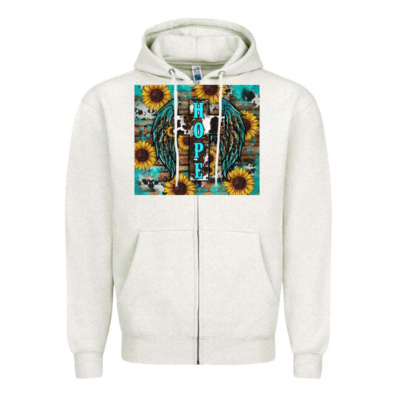 Western Hope Sunflower's Zipper Hoodie by RanaPortraitStore | Teevron
