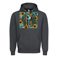 Smoke western hope sunflower's Zipper Hoodie - RanaPortraitStore