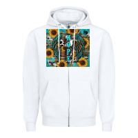White western hope sunflower's Zipper Hoodie - RanaPortraitStore