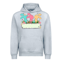 Heather Grey easter bunny trio Urban Hoodie - MaliasSmallBusiness