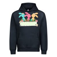 Navy easter bunny trio Urban Hoodie - MaliasSmallBusiness
